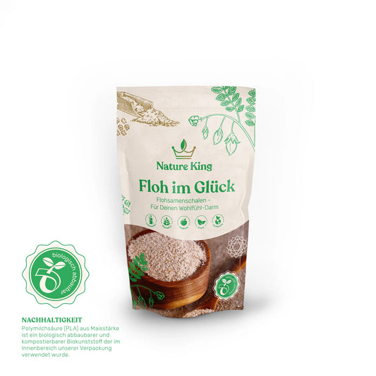 Floh im Glück (Flohsamenschalen) - 250g